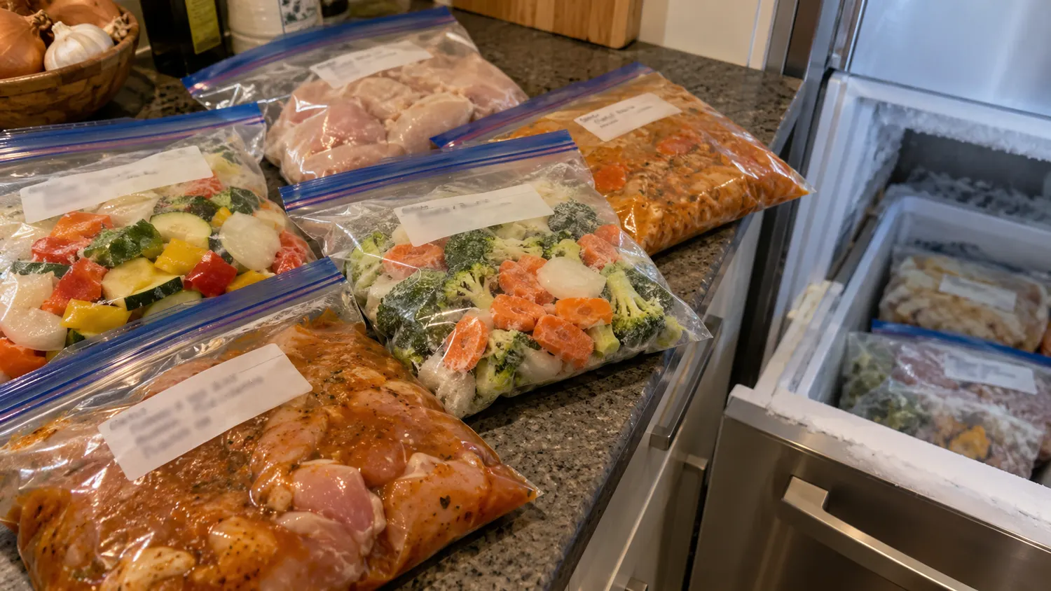 Freezer Dump-Bag Prep Kit