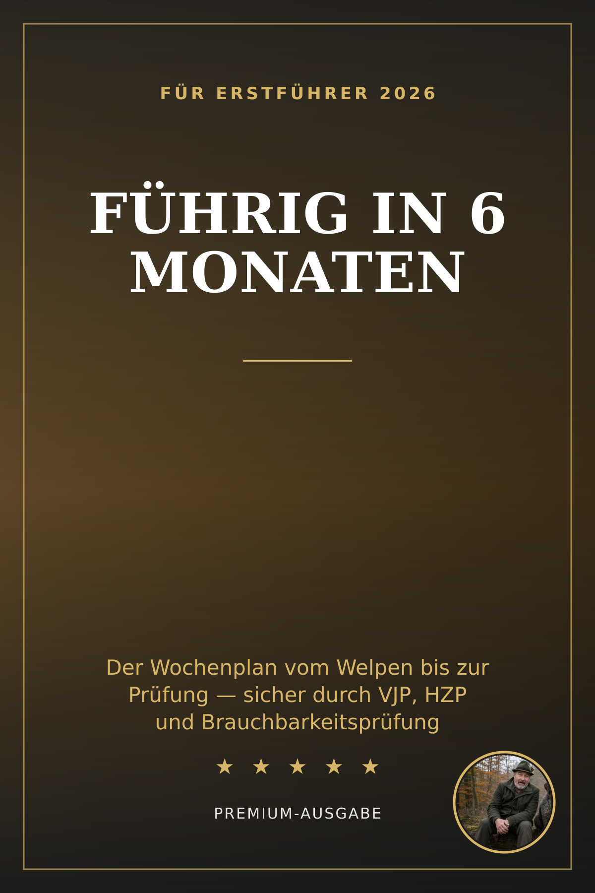In sechs Monaten führig. Woche für Woche.