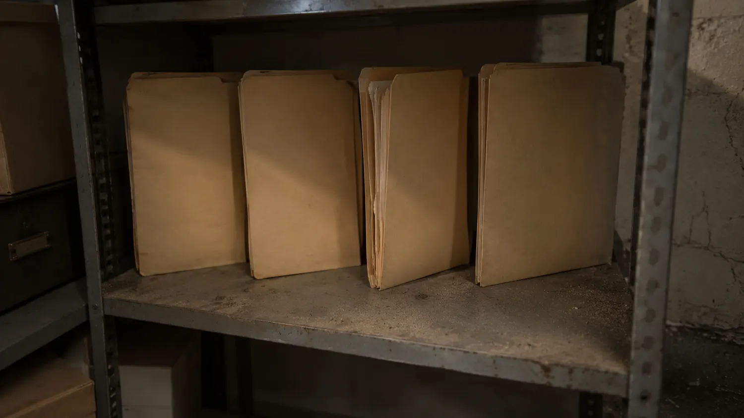 The Shelf Below: Four Files Never Numbered