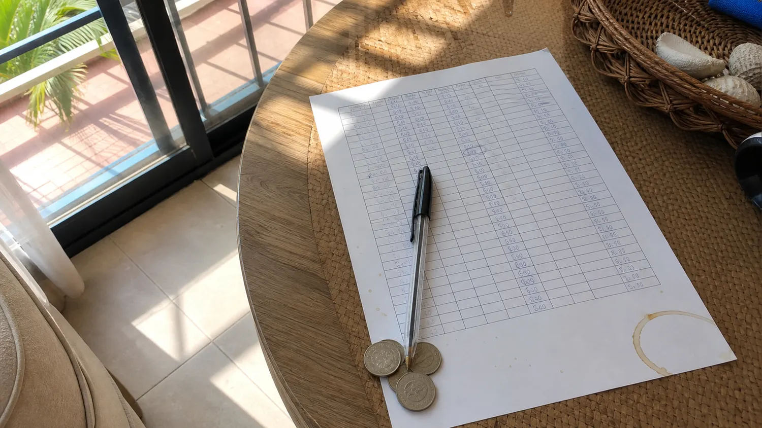 The Daily Budget Sheet