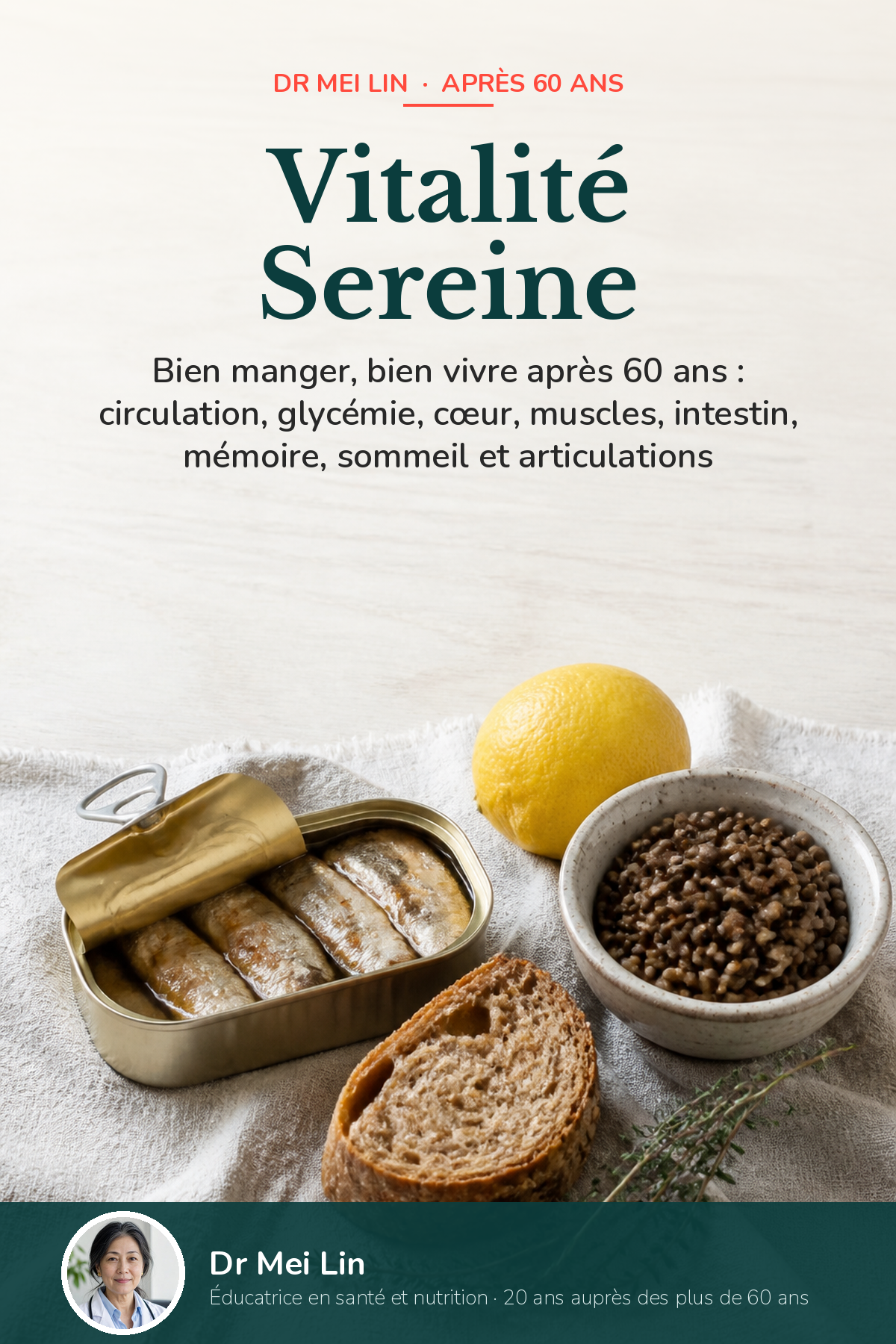 Bien manger, bien vivre après 60 ans.